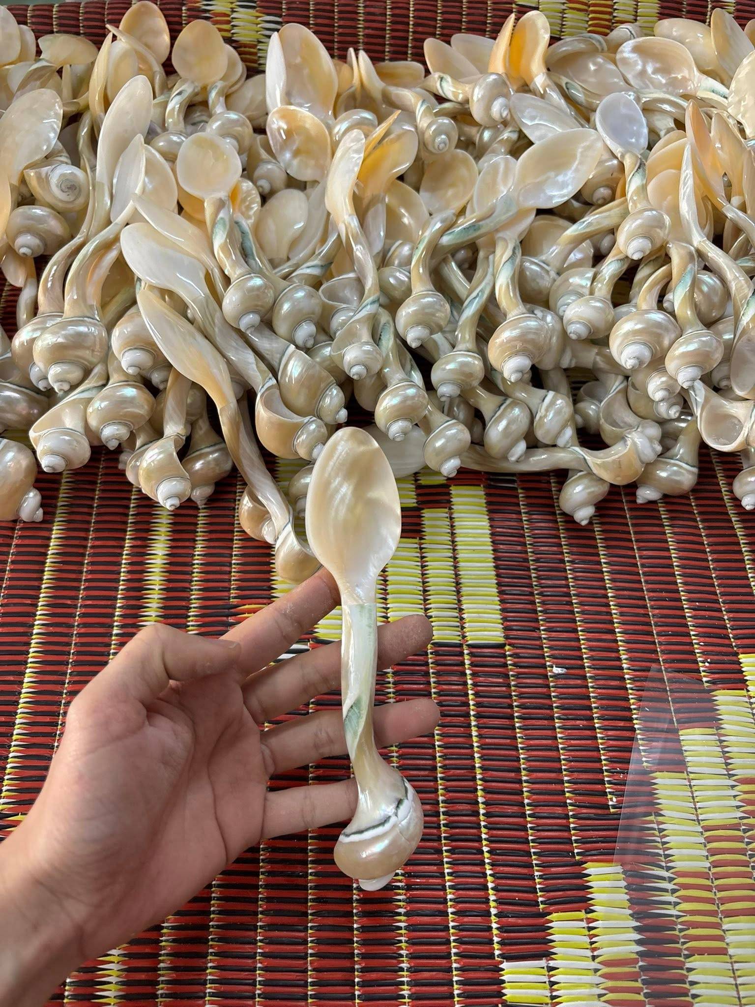 Shell-Handle Spoon & Fork Sets: Artistic and Elegant Handcrafted Tableware from Vietnam