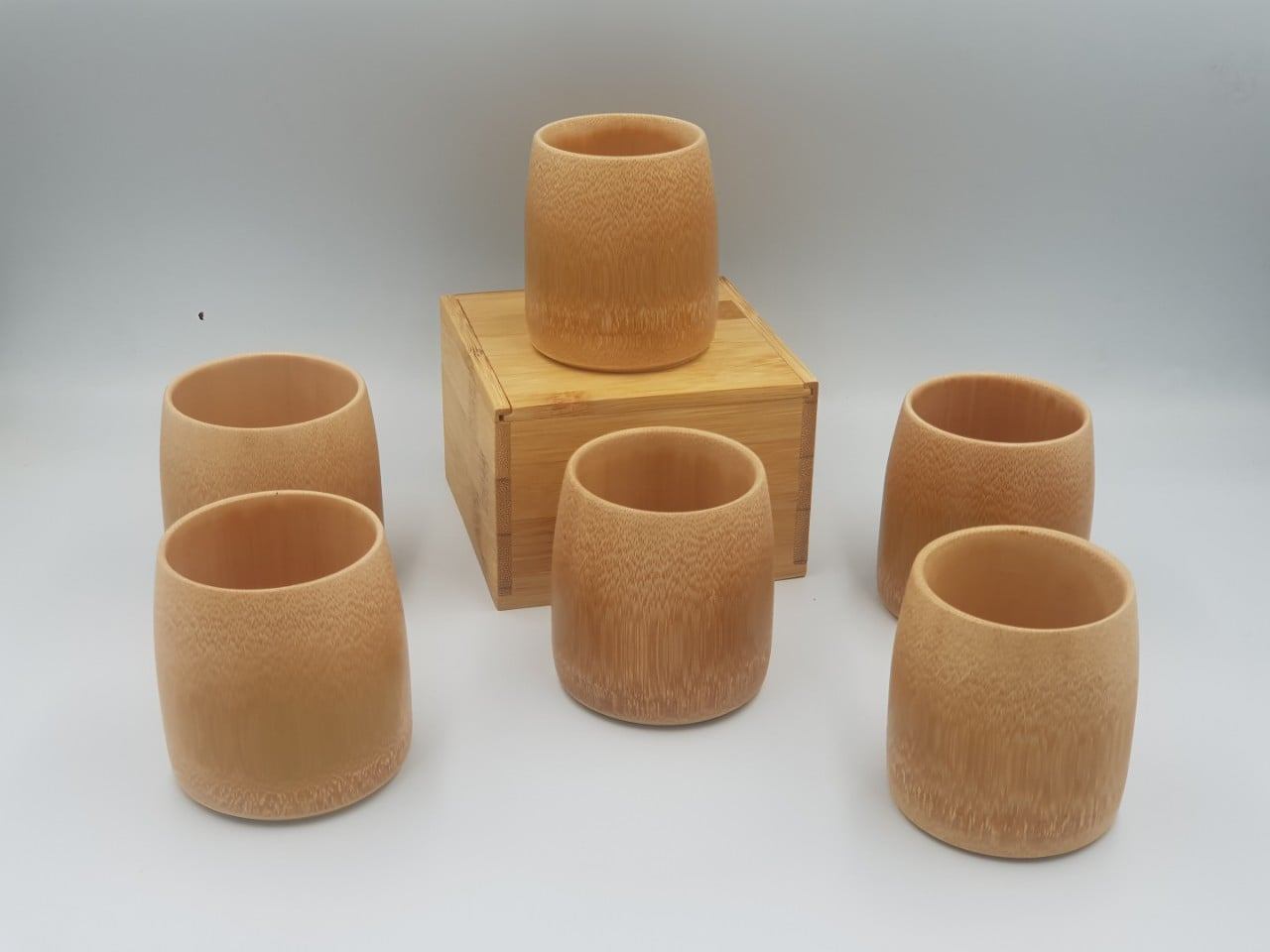 Bamboo Cup Set - Sustainable Drinkware for Modern Lifestyle Markets