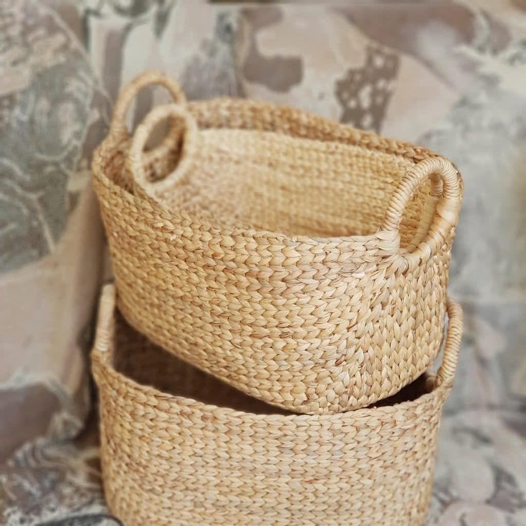 Water Hyacinth Baskets from Vietnam – Sustainable Craftsmanship for Modern Living