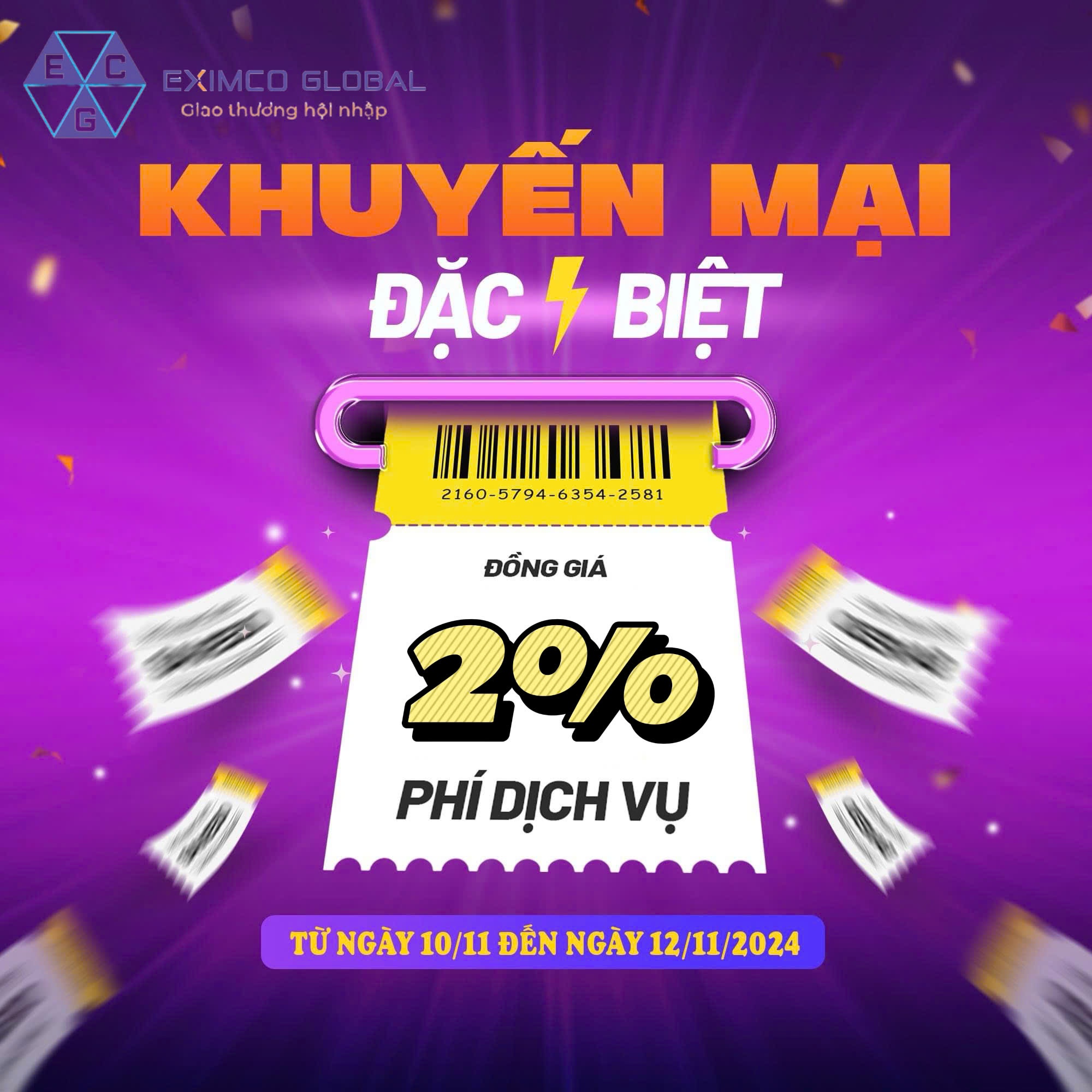 🎉 MÙA LỄ HỘI TẤP NẬP, EXIMCO GLOBAL CÓ KHUYẾN MẠI ĐẶC BIỆT DÀNH CHO KHÁCH HÀNG 🎉