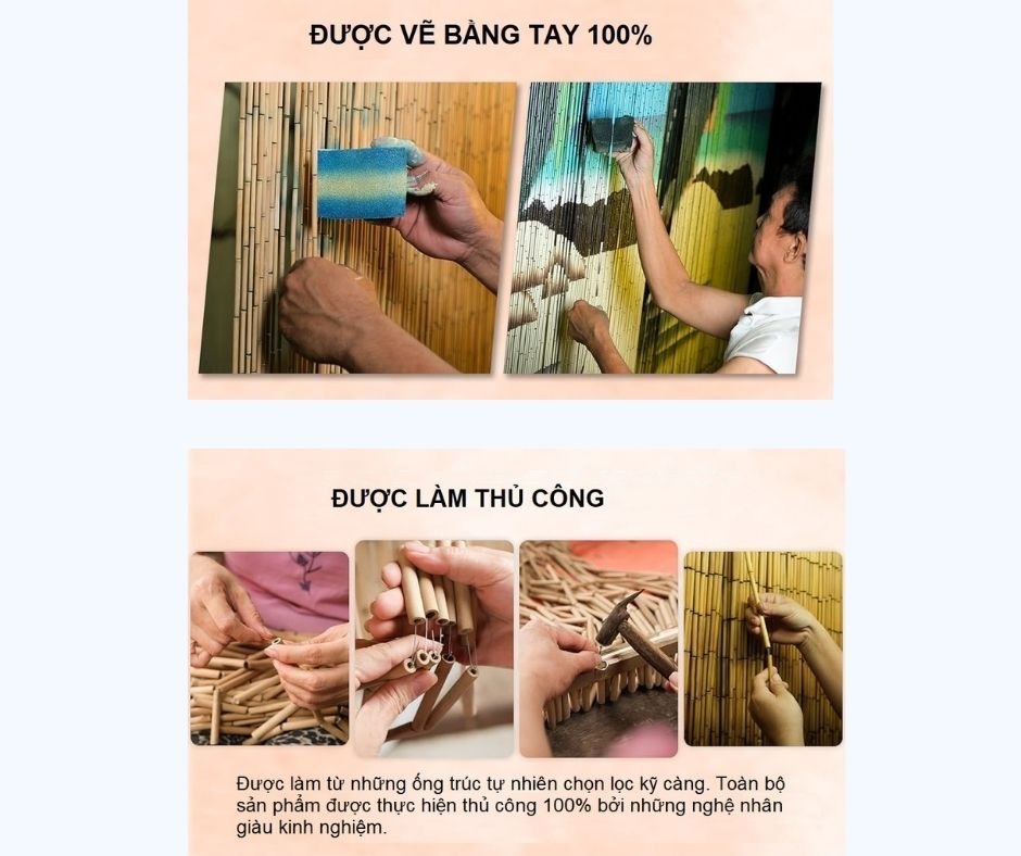 Vietnamese Bamboo Hanging Blinds: Natural Elegance for Global Sustainable Living Spaces