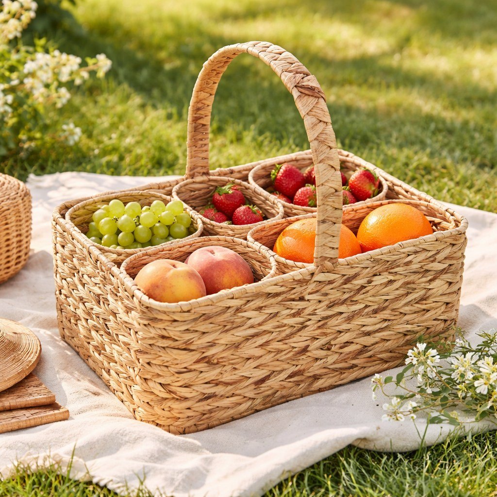 Handwoven Rattan Storage Baskets and Shelves Smart Natural Solutions for Modern Living