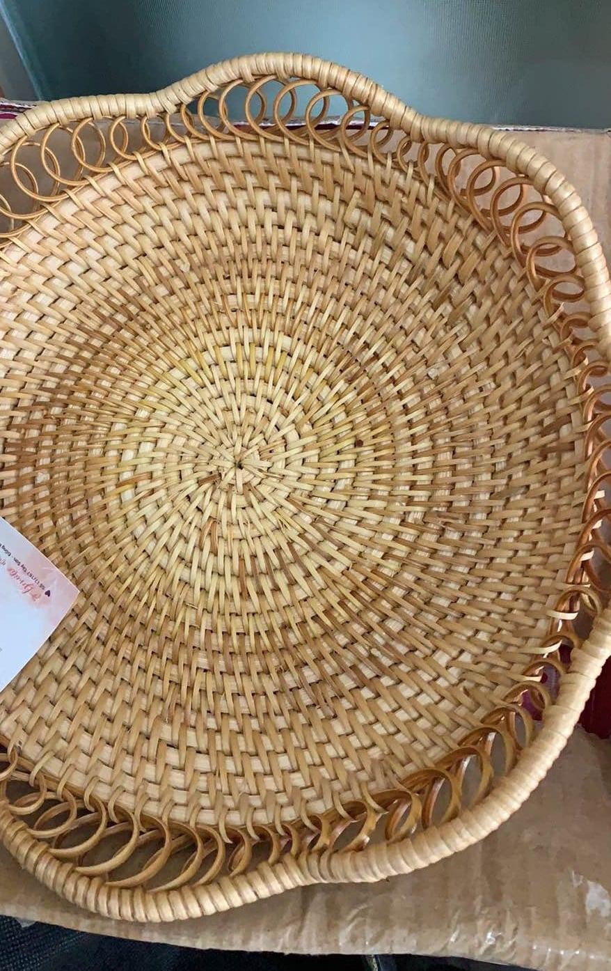 Rattan Woven Plate Natural Décor for Elegant Table Styling
