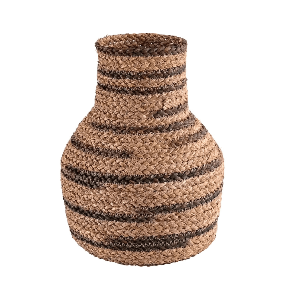 Handwoven Seagrass Vase – Natural Texture for Elegant Interiors