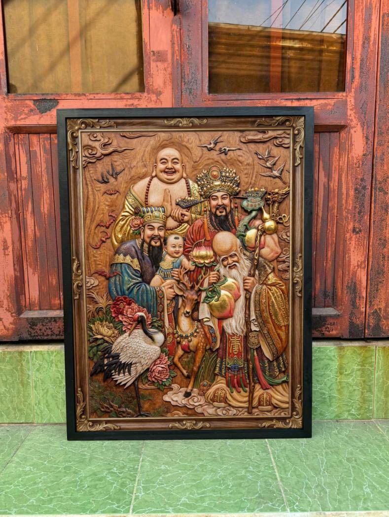 Vietnamese Hand-Carved Wooden Paintings: Timeless Craftsmanship for Global Art and Décor Markets