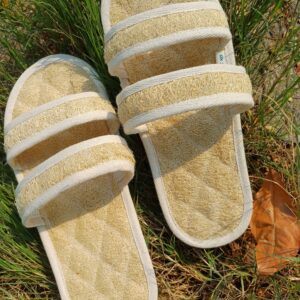Natural Loofah Foot Massage Slippers Perfect for Beach and Summer Lifestyle