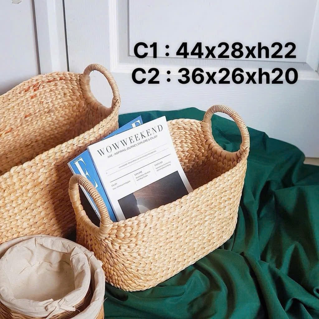 Water Hyacinth Baskets from Vietnam – Sustainable Craftsmanship for Modern Living